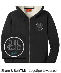 Cornerstone Men's Heavyweight Sherpa-Lined Hooded Fleece Jacket Design Zoom